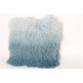 beautiful fashion	mongolian fur fabric throw cushion